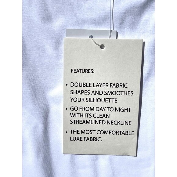 And Now This White Sleeveless Tank Top 3X Polyester Blend Womens Plus Size - Picture 8 of 8